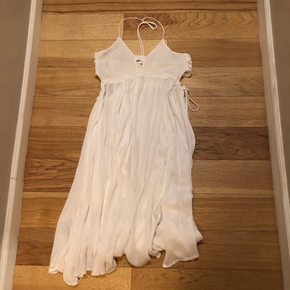Boho Me White Macrame Halter Dress - Picture 5 of 5